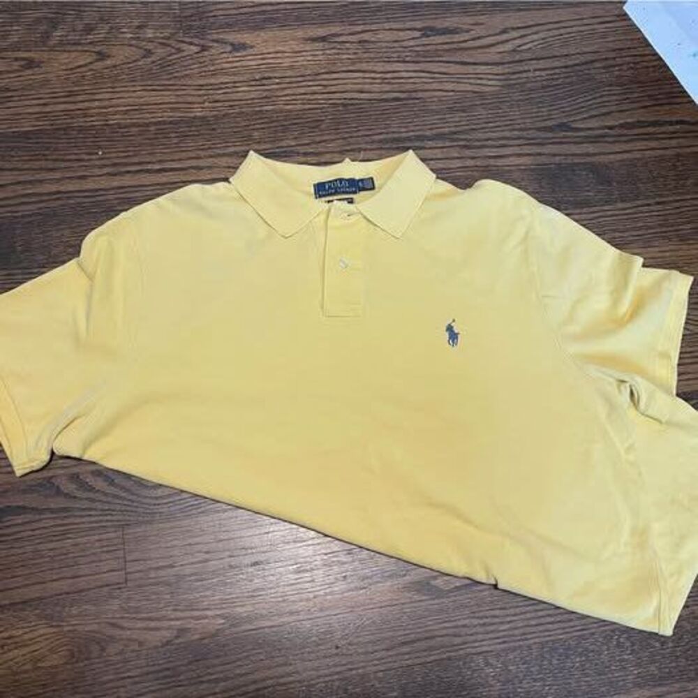 XL Polo Ralph Lauren Men’s Polo Shirt Yellow Spring Easter